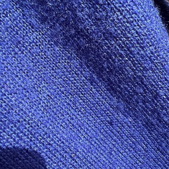 Chico's Royal Blue Open Front Cardigan - Picture 6 of 7